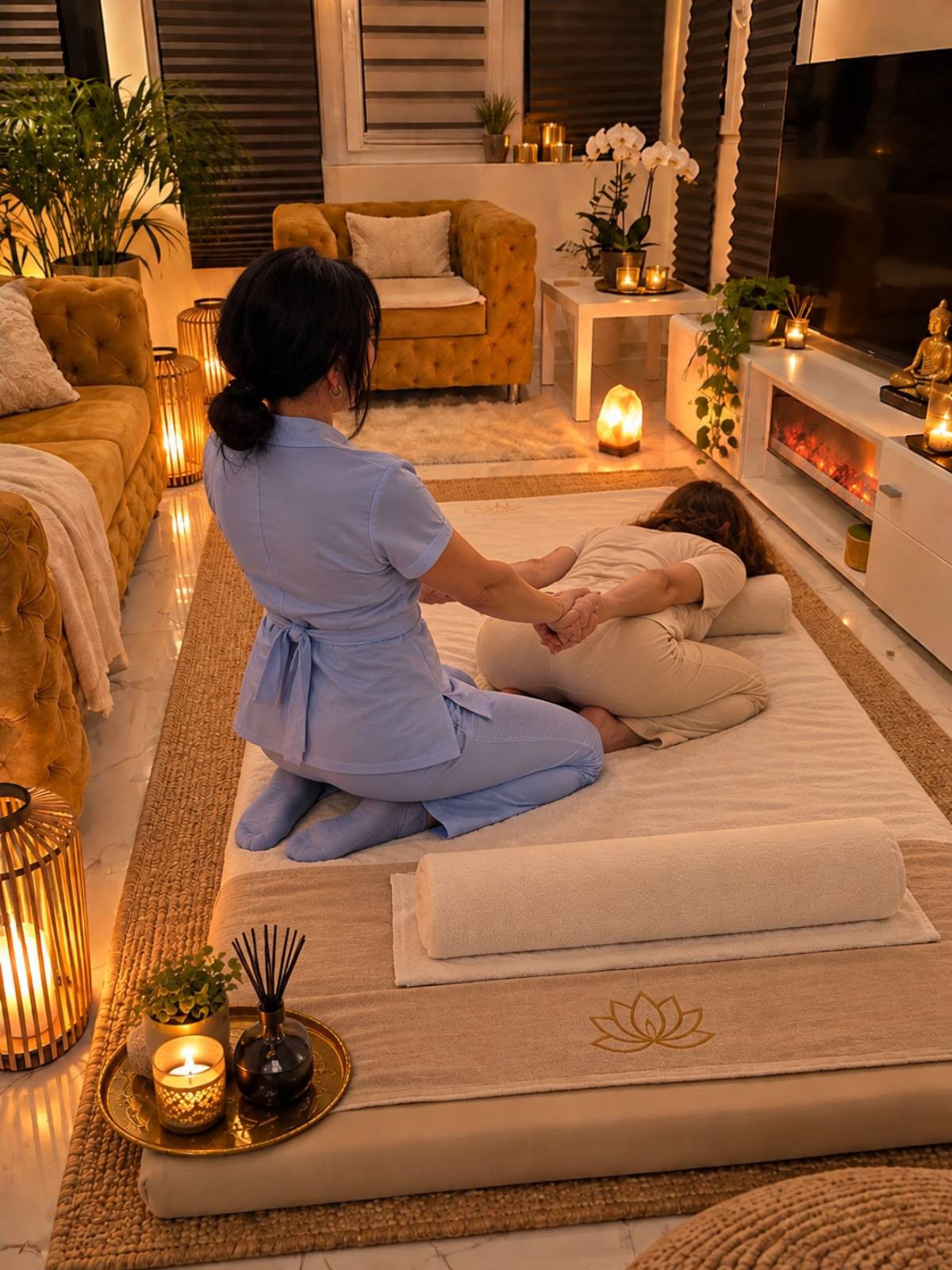 Shiatsu masaža u prijatnom ambijentu